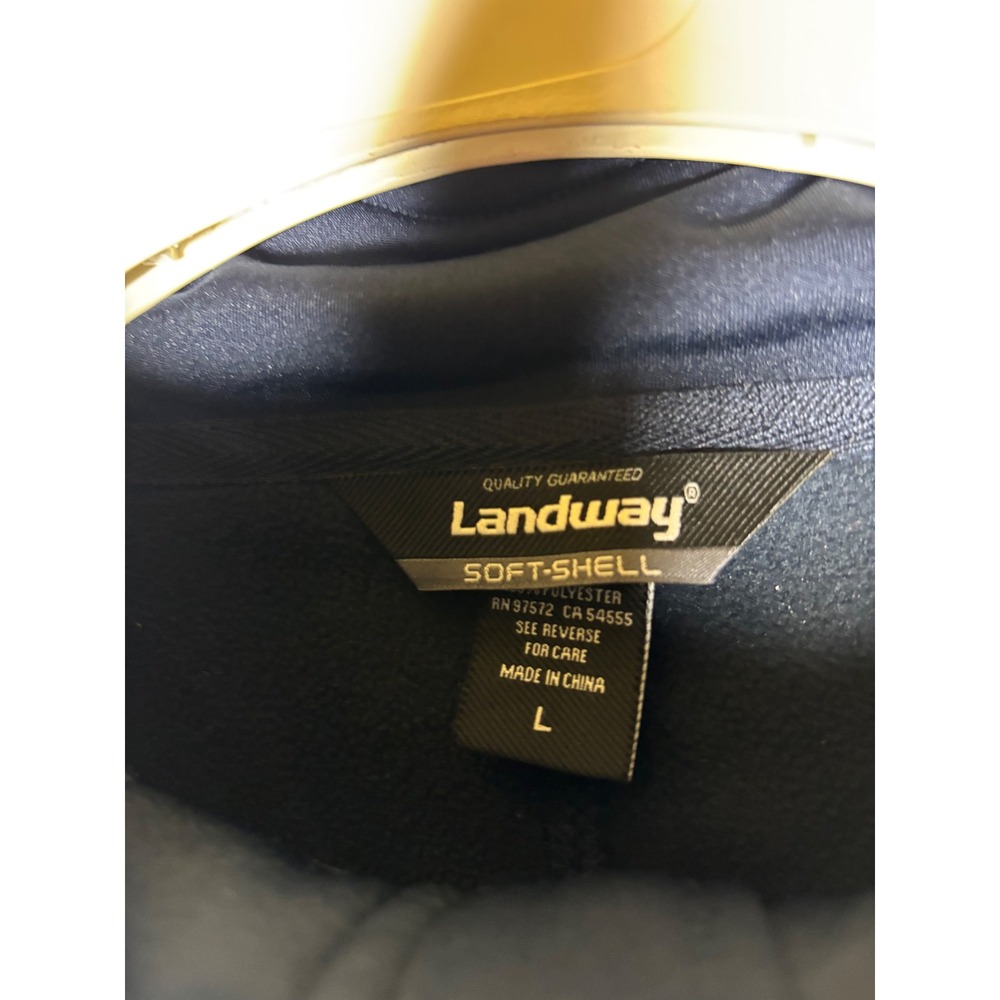 Landway Delta Airlines Flash 2814 Mens Navy Soft-Shell Full Zip Jacket New NWT - Picture 4 of 8